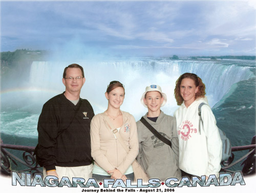 Chambers Family at Niagara Falls